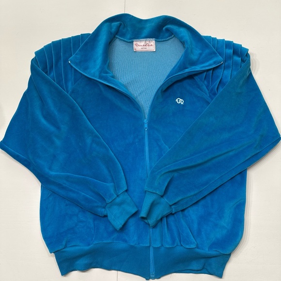 Oscar de la Renta Jackets & Blazers - Oscar de la Renta Blue Activewear